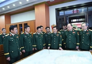 General Nguyen Tan Cuong chairs first briefing in lunar year